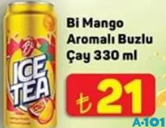 Bİ MANGO AROMALI BUZLU ÇAY 330 ML fiyat ve kampanya bilgisi